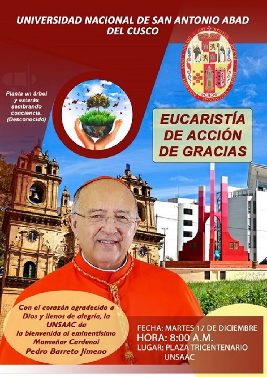 EUCARISTÍA DE ACCIÓN DE GRACIAS