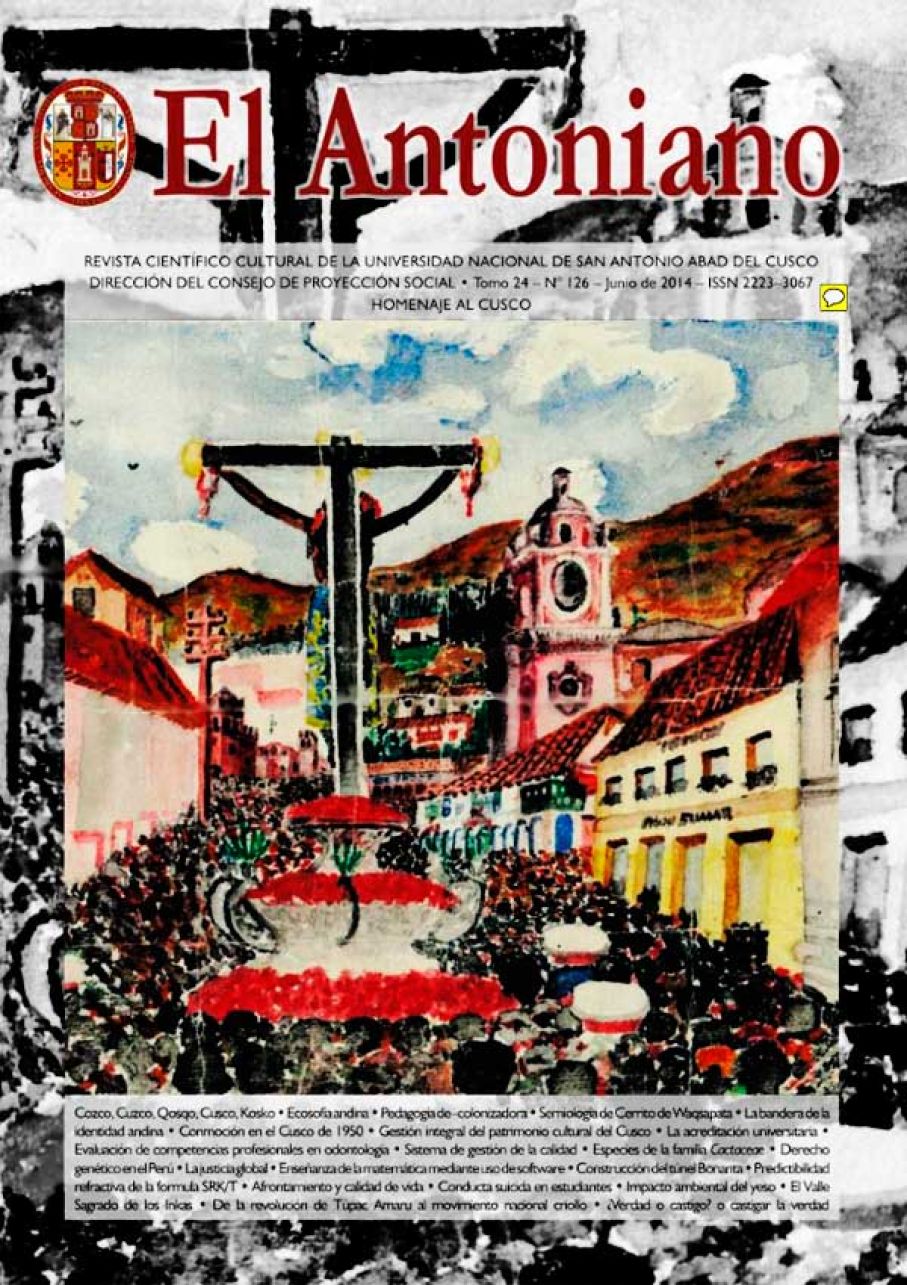 Revista El Antoniano Nº 126 - Homenaje al Cusco