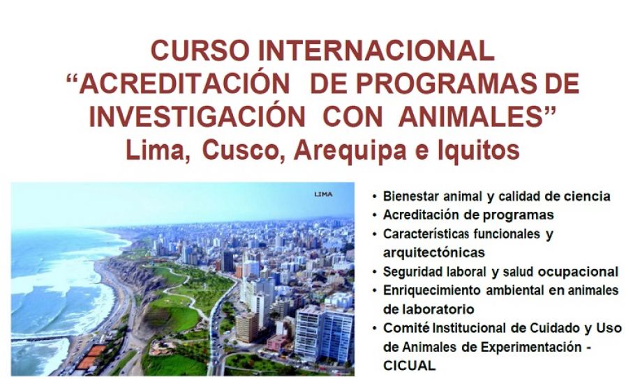 CURSO INTERNACIONAL &quot;ACREDITACION DE PROGRAMAS CON ANIMALES&quot;