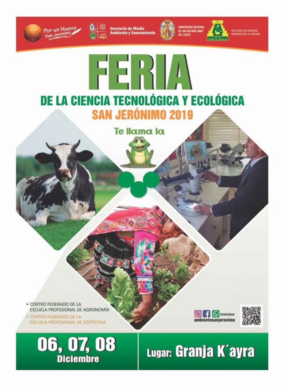 FERIA DE LA CIENCIA TECNOLOGICA Y ECOLOGICA, TE LLAMA LA RANA - KAYRA 2019