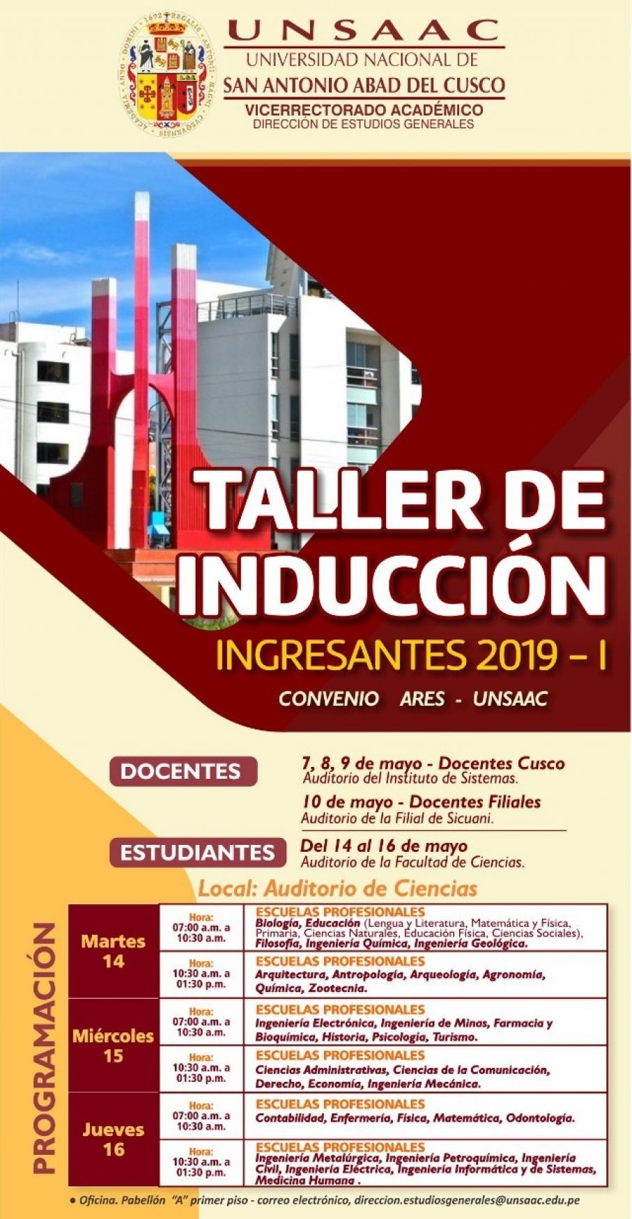 Taller de Inducción Ingresantes 2019-I