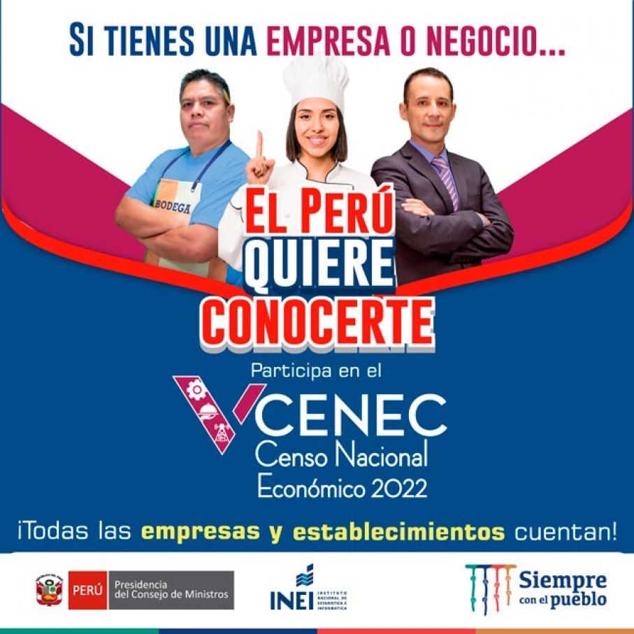 V CENEC - SEDE CUSCO: PROMOCIÓN CENSAL DEL V CENSO NACIONAL ECONÓMICO