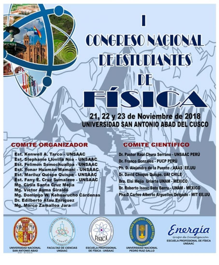 I CONGRESO NACIONAL DE ESTUDIANTES DE FÍSICA